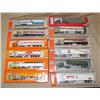 Image 1 : (12) HO Scale Semi Trucks--all different