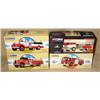 Image 1 : (4) Corgi Fire Trucks--all different