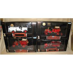 (4) Signature Series Antique Fire Trucks--1/24th Scale