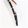Image 2 : 14k Gold Vintage 8.2mm Red Garnet & 3.9mm Gold Bead Strand 22" Necklace