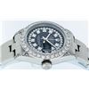 Image 3 : Rolex Ladies Quickset SS 26MM Black Diamond Lugs Quickset Datejust Wristwatch
