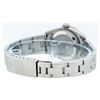 Image 8 : Rolex Ladies Quickset SS 26MM Black Diamond Lugs Quickset Datejust Wristwatch