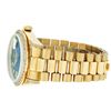 Image 7 : Rolex Mens 18K Yellow Blue Vignette Diamond Lugs Quickset President Wristwatch