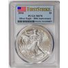 Image 1 : 2016 American Silver Eagle .999 Fine Silver Dollar Coin PCGS MS70
