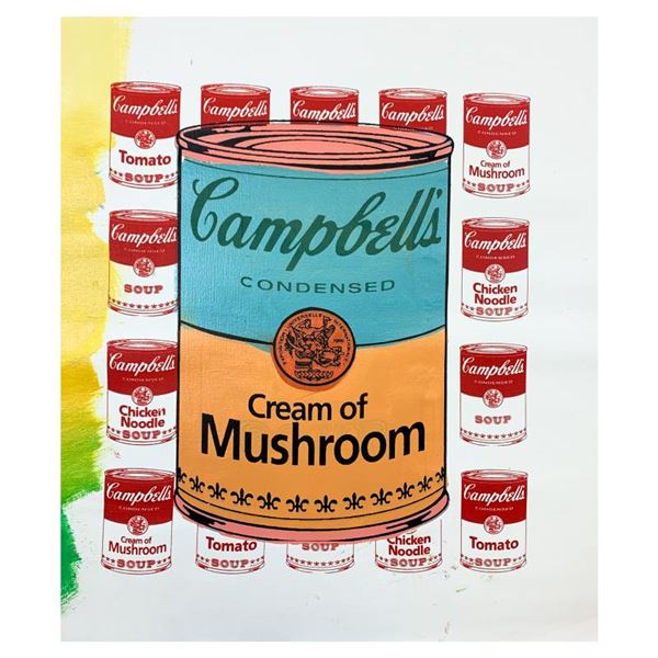 Campbell's Mushroom by Steve Kaufman (1960-2010)