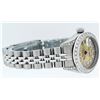 Image 4 : Rolex Ladies Stainless Steel Quickset Yellow Diamond Lugs Jubilee Datejust Wrist