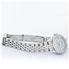 Image 8 : Rolex Ladies Stainless Steel Quickset Meteorite Diamond Lugs Jubilee Datejust Wr