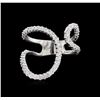 Image 2 : 0.90 ctw Diamond Ring - 14KT White Gold