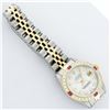 Image 6 : Rolex Ladies 2 Tone MOP Diamond & Ruby Datejust Wristwatch 26MM