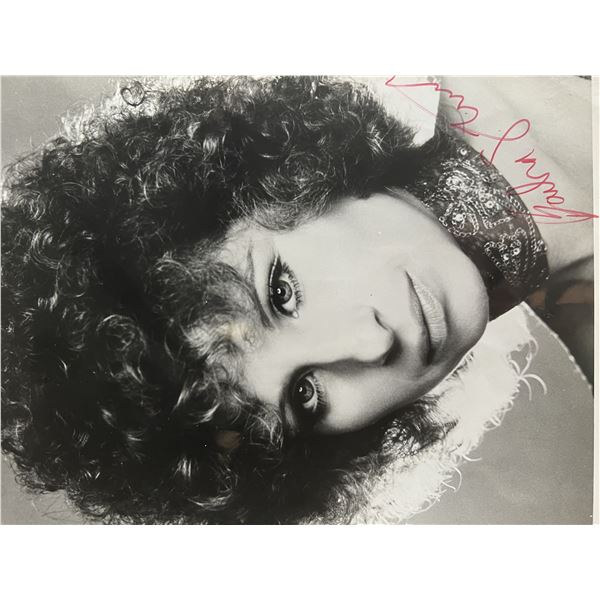 Barbra Streisand signed photo. GFA authenticated