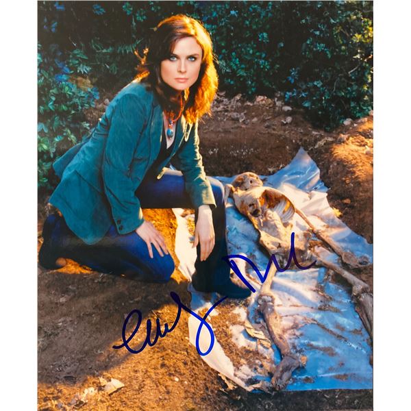 Bones Emily Deschanel signed photo
