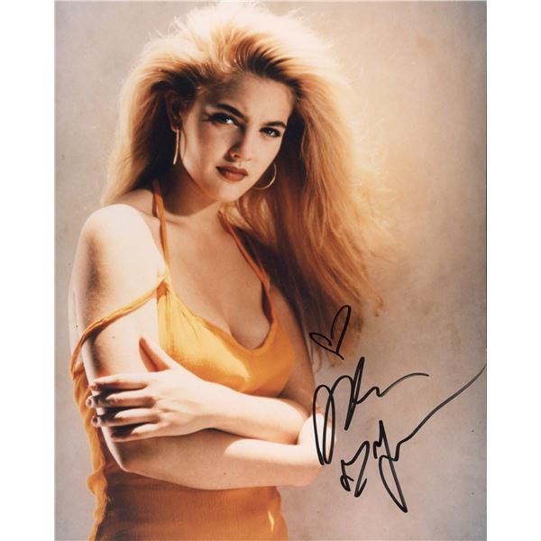 Drew Barrymore signed photo