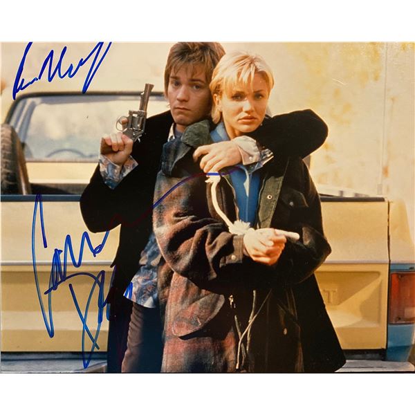 A Life Less Ordinary Cameron Diaz and Ewan McGregor signed movie photo