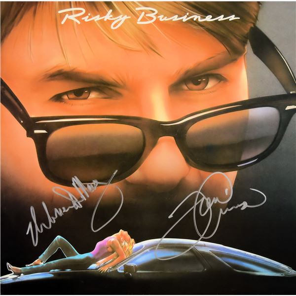 Risky Business Tom Cruise & Rebecca De Mornay signed soundtrack