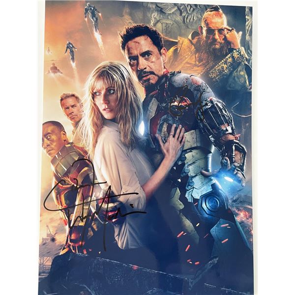 Iron Man 3 Gwyneth Paltrow signed mini movie poster