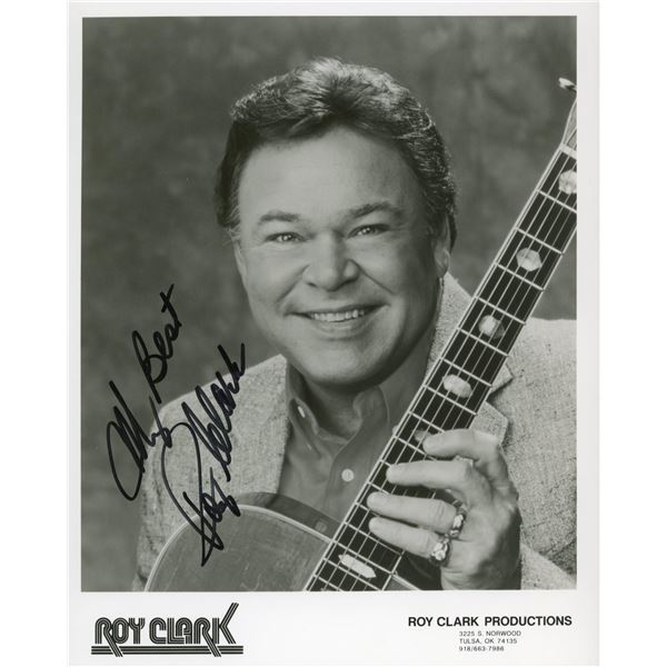Roy Clark signed photo