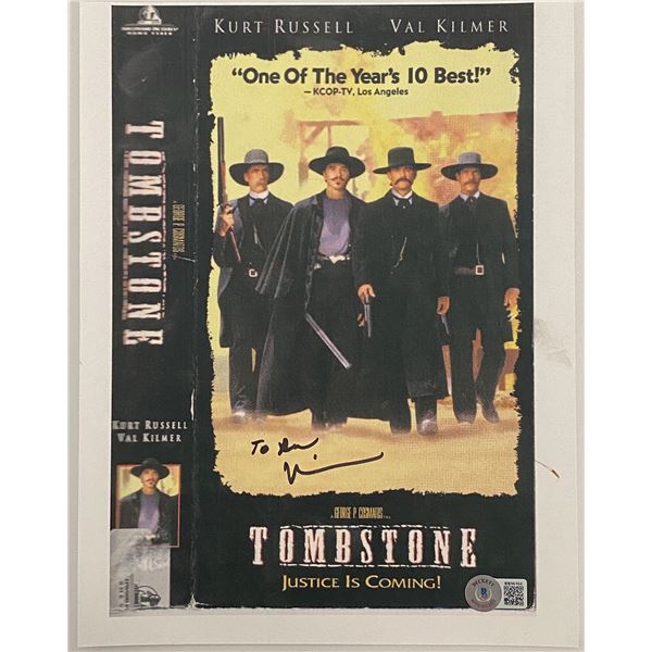 Tombstone signed photo-Beckett  authenticated
