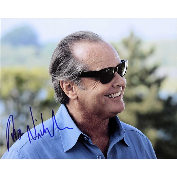 Jack Nicholson signed portrait photo