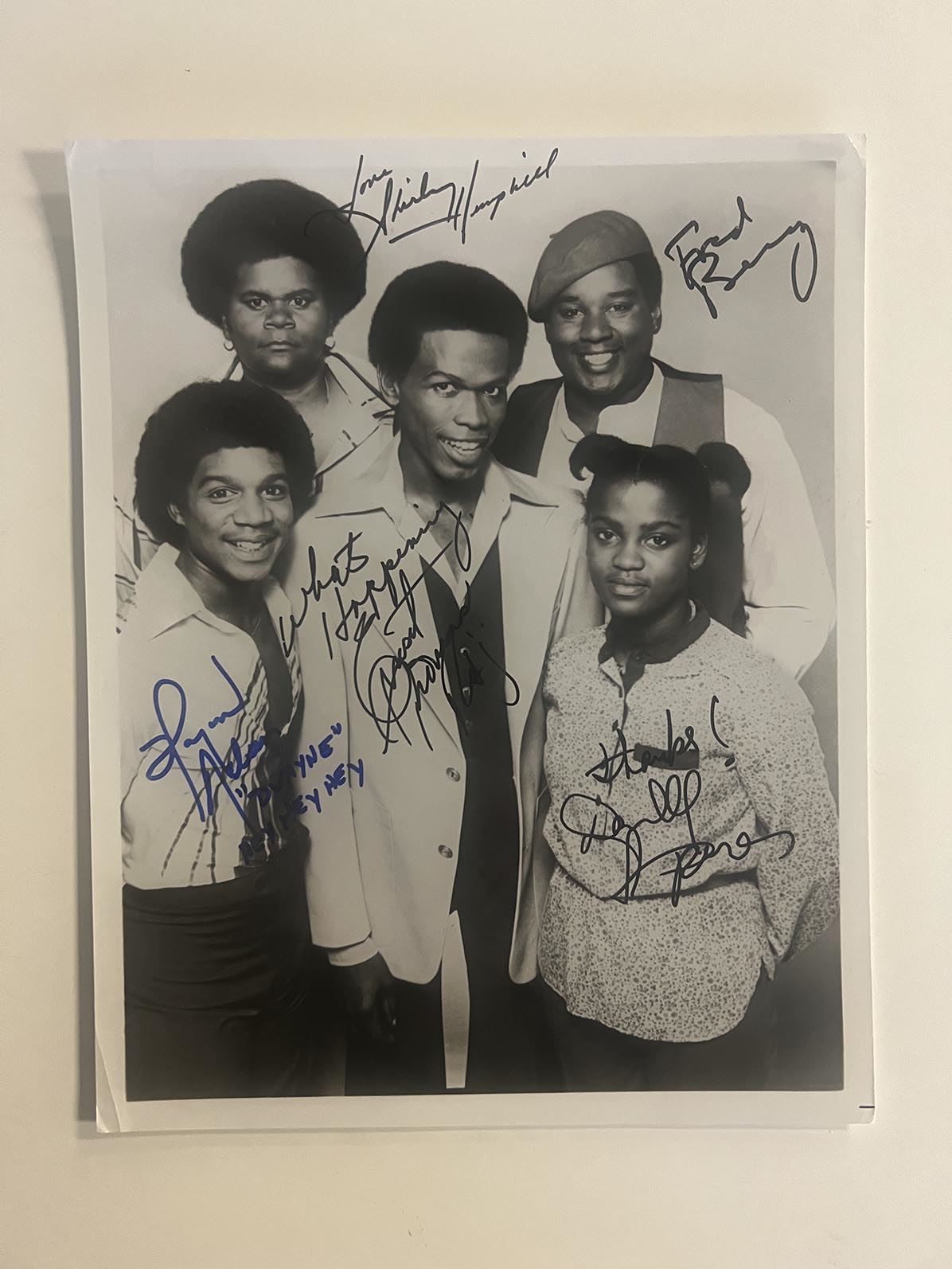 Whats Happening cast signed photo