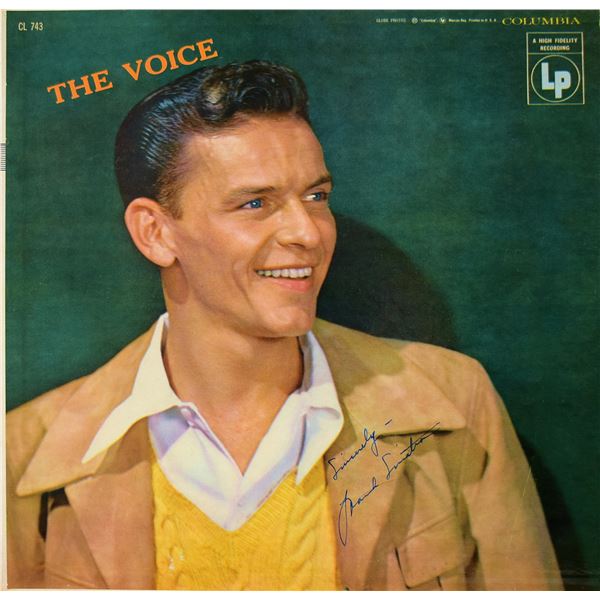 Frank Sinatra signed The Voice album