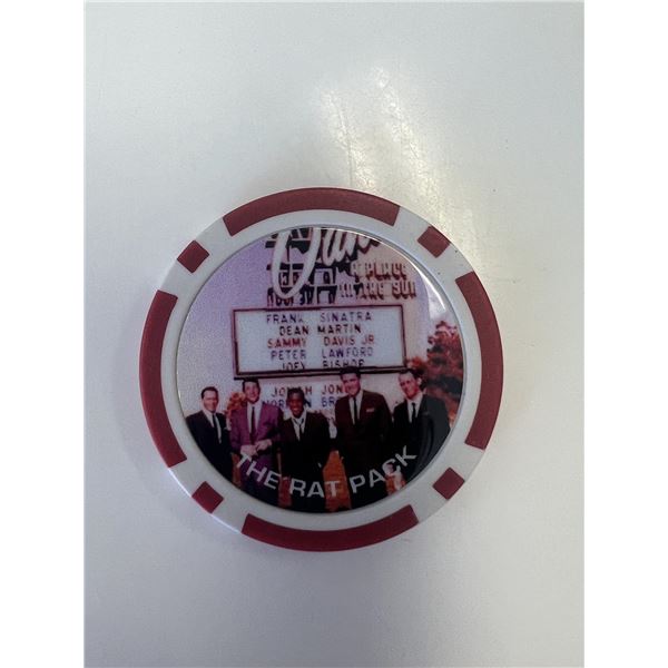 The Rat Pack Sands Casino poker chip