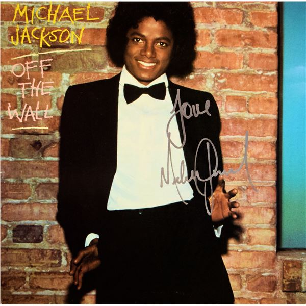 Michael Jackson signed Off The Wall album