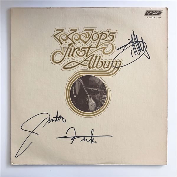 ZZ Top signed First Album