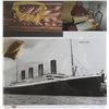Image 1 : Titanic staircase fragment and signed photo from survivor Millvina Dean. PSA GFA authenticated