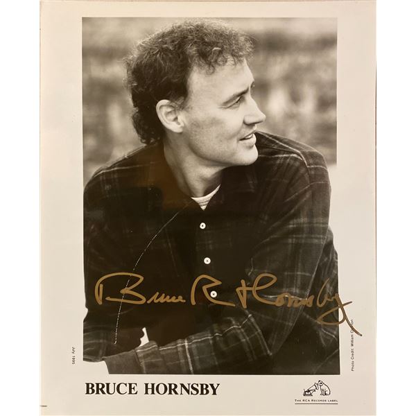 Bruce Hornsby signed photo