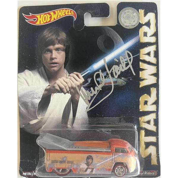 Star Wars Mark Hamill signed Hot Wheels car. GFA authenticated.