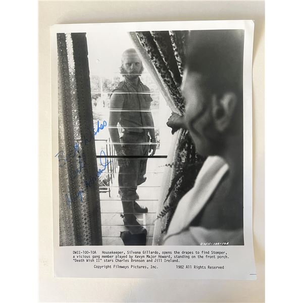Death Wish II Kevyn Major Howard signed promo photo