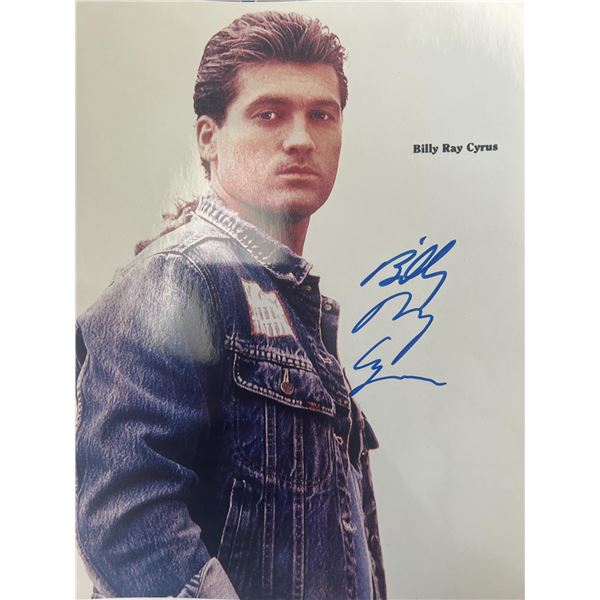 Billy Ray Cyrus signed photo