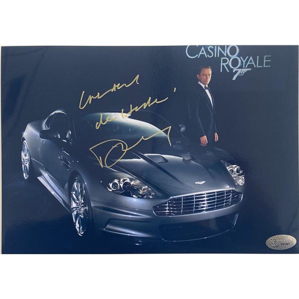 James Bond Casino Royale Daniel Craig signed movie photo