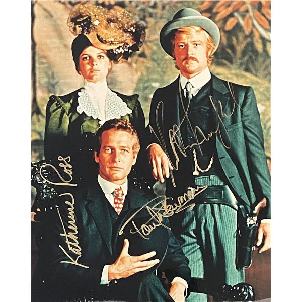 Butch Cassidy and the Sundance cast Kid signed movie photo