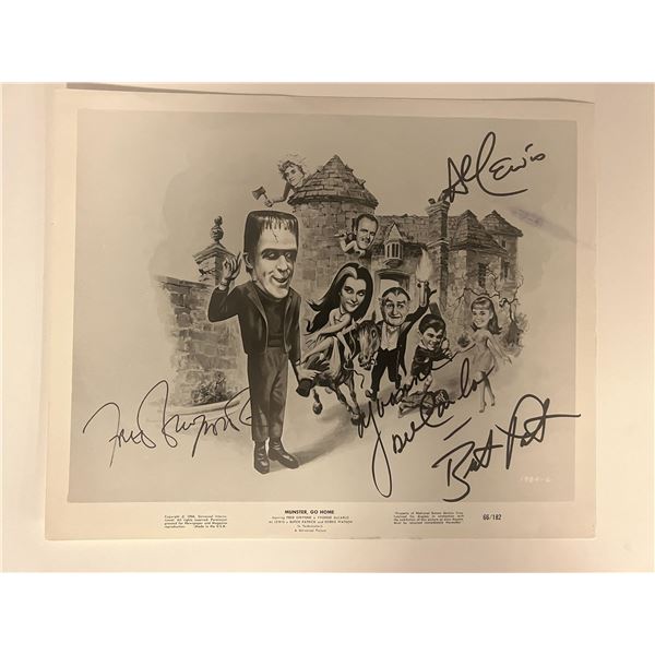 The Munsters cast signed photo