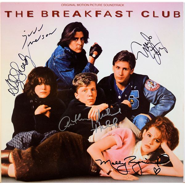 The Breakfast Club signed sountrack