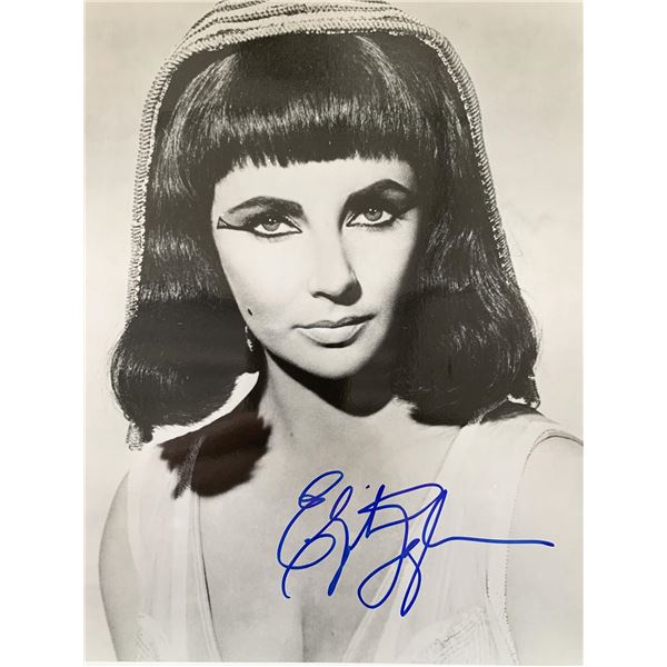 Elizabeth Taylor signed photo