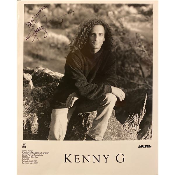 Kenny G. signed photo