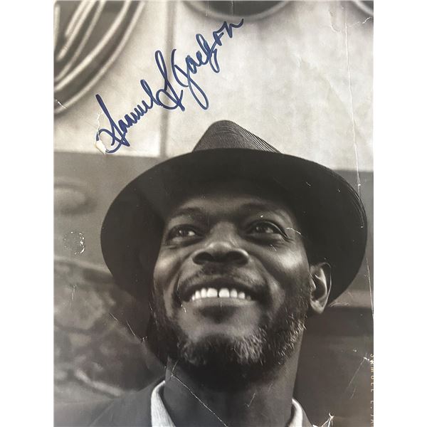 Samuel L. Jackson signed photo
