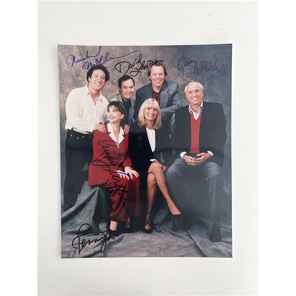 Laverne & Shirley cast signed photo