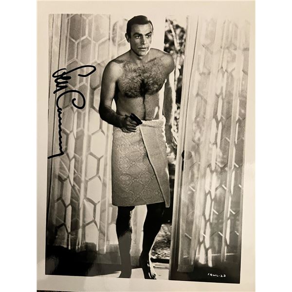 James Bond Sean Connery signed movie photo