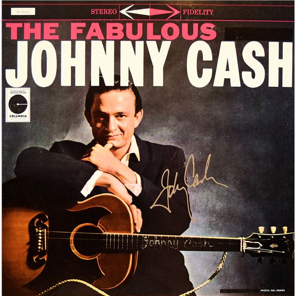 Johnny Cash The Fabulous signed album