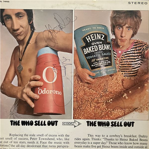The Who Sell Out signed album