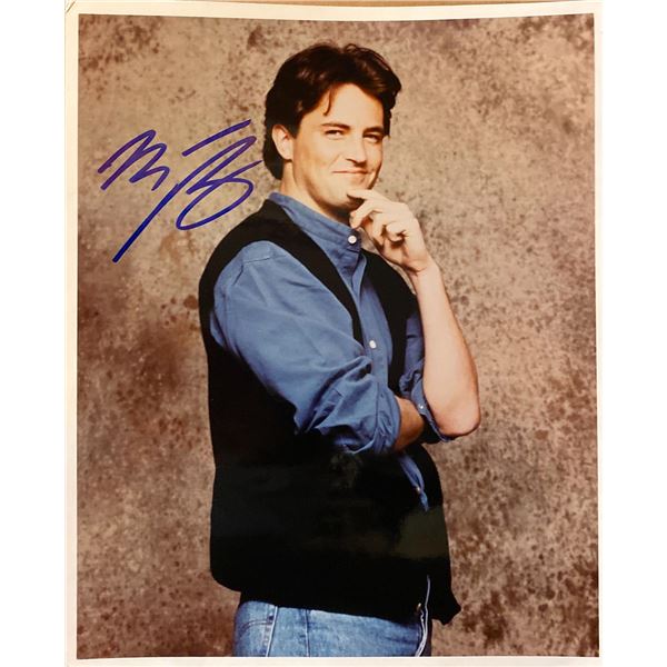 Matthew Perry signed photo