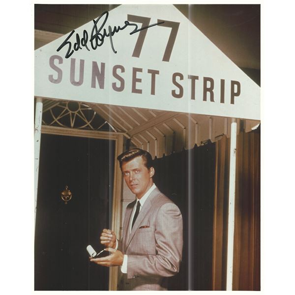 77 Sunset Strip Edd Byrnes signed photo