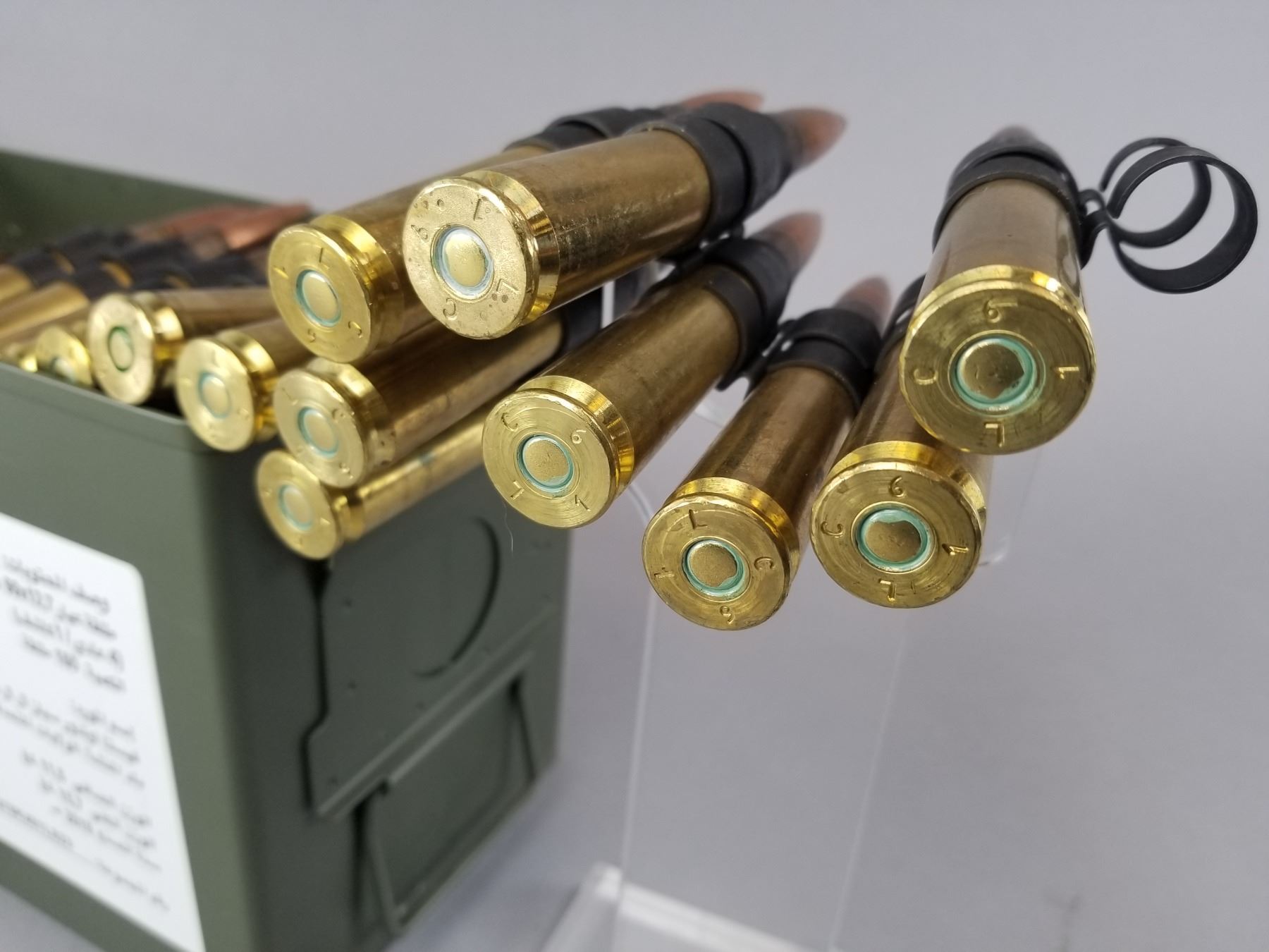 Abs Linked Rounds .50 Caliber Linked Ammo - 100 Rounds