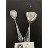 Image 2 : 2 Vintage Dutch Silver Sugar Spoons