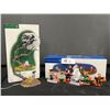 Image 1 : Department 56 Snow Village Halloween "Trick or Treat Kids" & Village Accessories" Witch By The Light