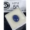 Image 2 : Natural Valuable Tanzanite 5.01 ct 11.95 x 8.97 x 4.82mm Oval Cabochon- SI-Tanzania
