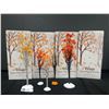 Image 1 : Department 56 .Village. 4 Boxes of Autumn Maple and Birch Trees